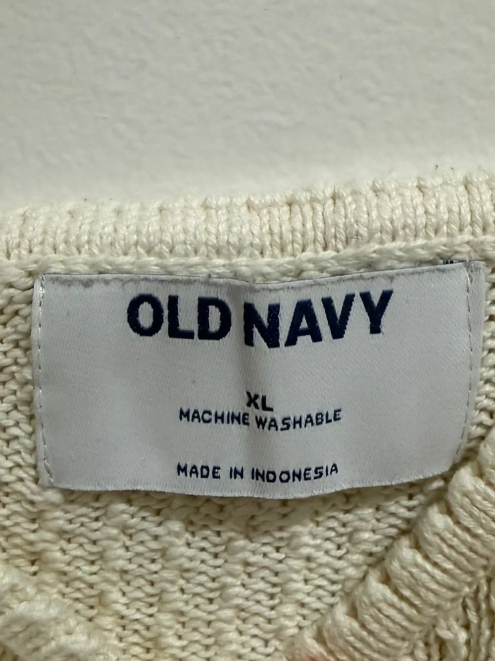 Old Navy Cream Knit Cropped Tank Top XL - Picture 7 of 7
